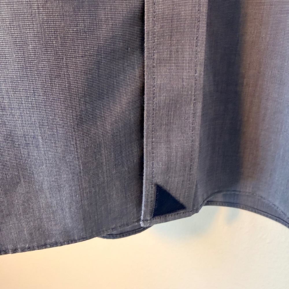 UNTUCKit Orville Wrinkle Free Long Sleeve Button Up Shirt Blue Casual Office XXL - Picture 9 of 13